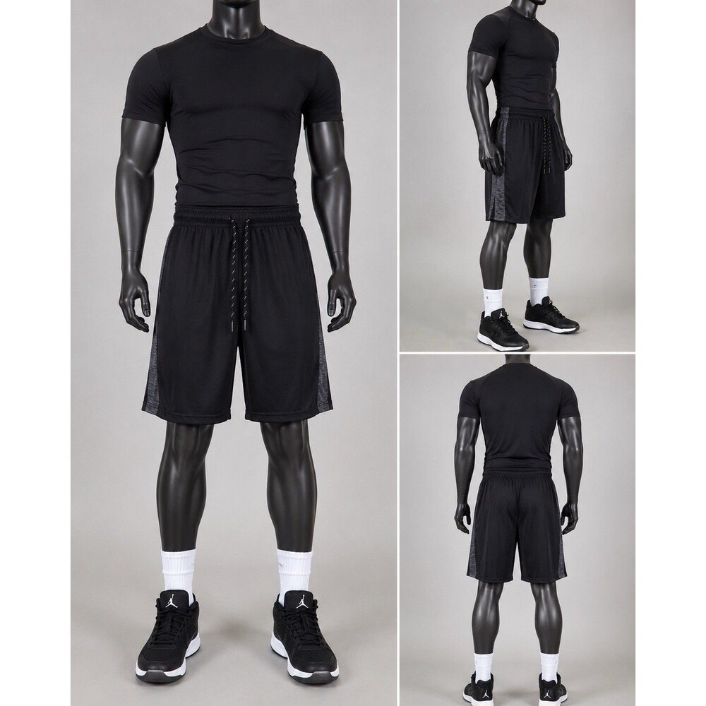 Game Time Boy Black Basketball Shorts Size 18 Black xl Boy